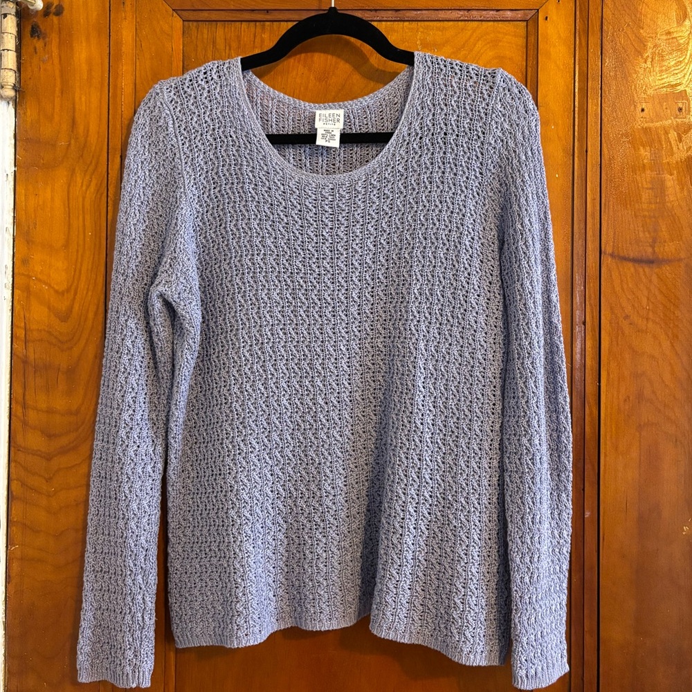 Eileen Fisher Summer Linen Knit Sweater